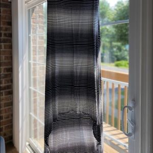 Beautiful Black and White High-Low Dress